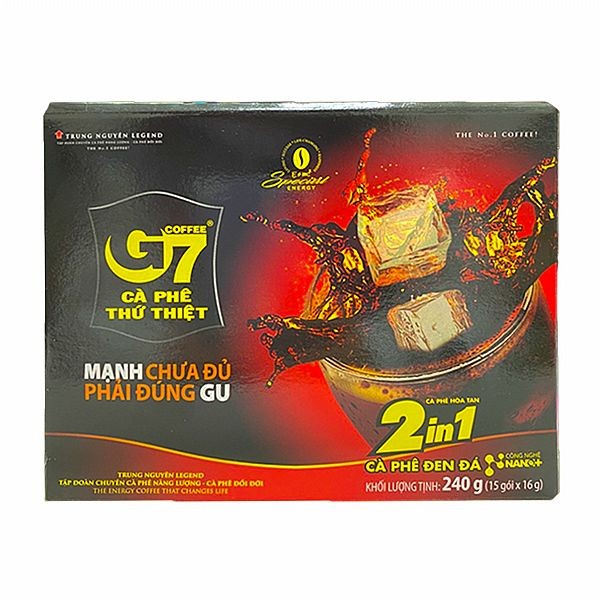 越南 G7~二合一即溶咖啡16gx15入(盒裝)