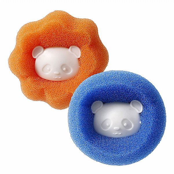 可愛小熊防纏繞洗衣清潔球(6入)