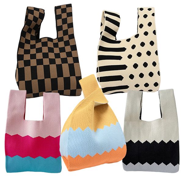 百搭針織手提包／mini編織包(1入) 款式可選