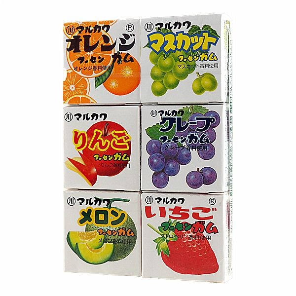 丸川~古早味水果風味口香糖(5.4gX6入)