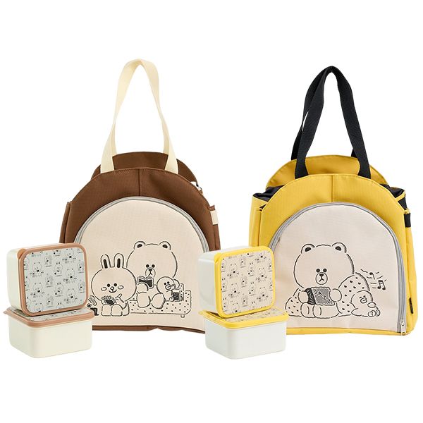 Hiromimi~LINE FRIENDS宅家保鮮盒3件組 多款可選