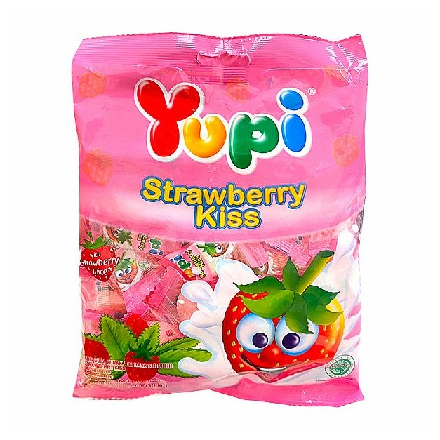 印尼 Yupi 呦皮~草莓風味軟糖
