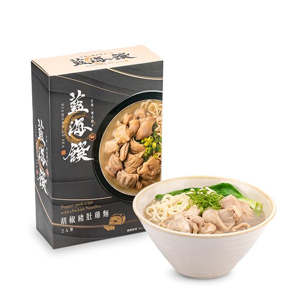 藍海饌~胡椒豬肚雞麵580g*2入／盒