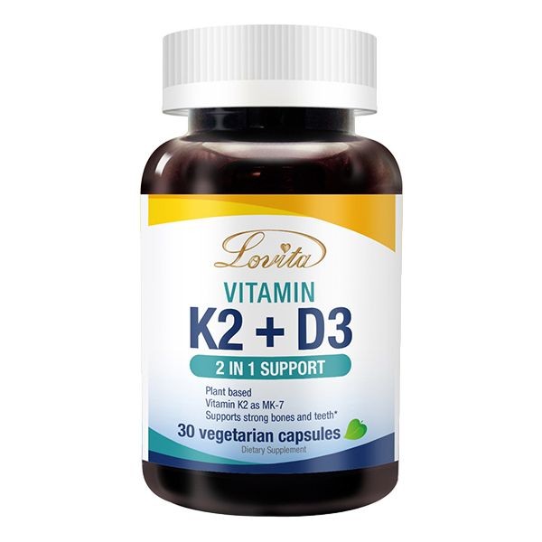 Lovita 愛維他~維生素K2+D3(30顆入) 素食膠囊食品
