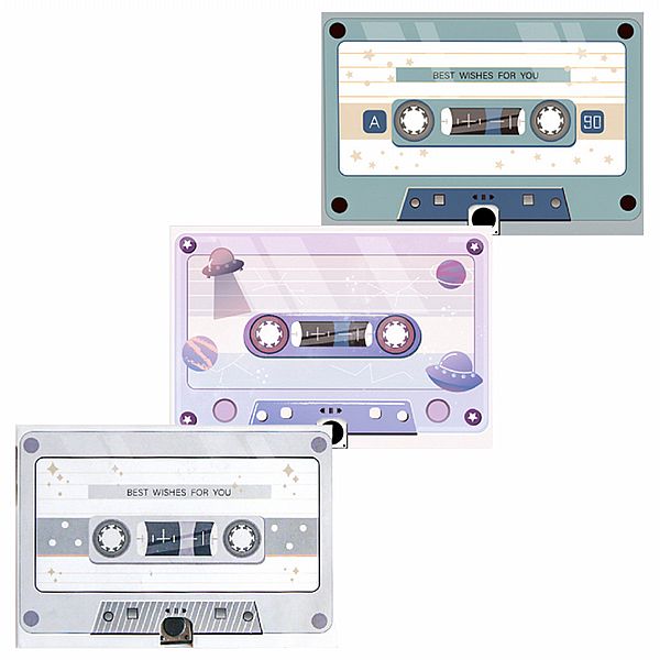 復古錄音帶卡片(1入) 款式可選