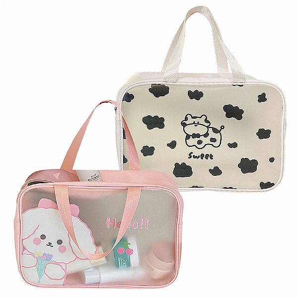 韓風卡通化妝包大(1入) 款式可選