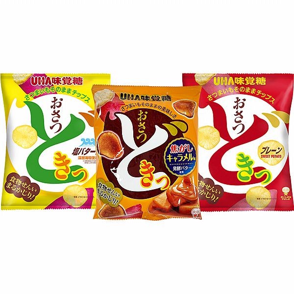 UHA 味覺糖~甘薯心動薯片(1袋入) 原味／鹽奶油風味 款式可選