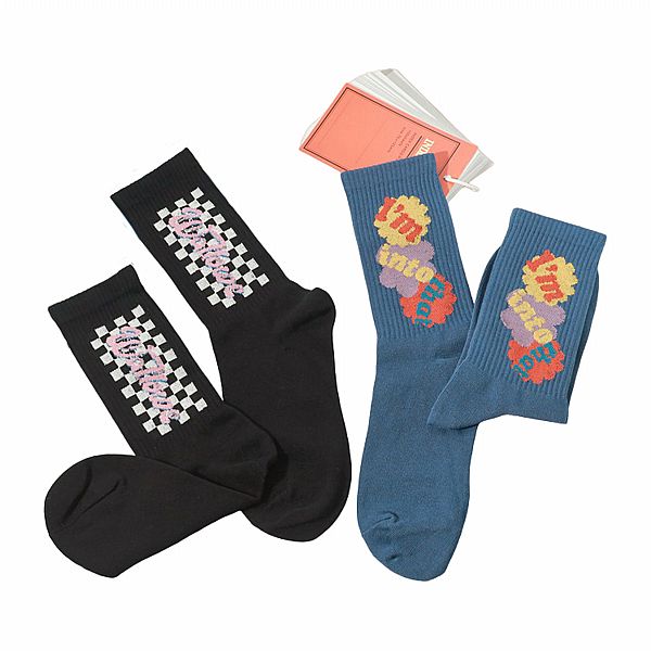 ONSIDE 飾集合~經典塗鴉風長襪2雙入組