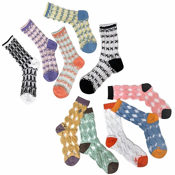 ONSIDE 飾集合~造型水晶襪5雙入組 款式可選