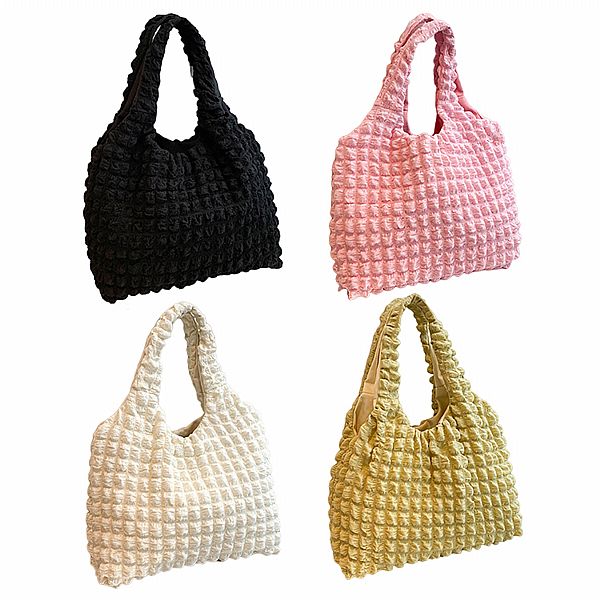 簡約氣質皺摺包／雲朵泡泡包(1入) 款式可選