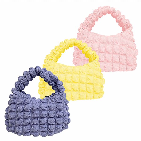 韓系糖果皺摺小手提包／雲朵泡泡包(1入) 款式可選