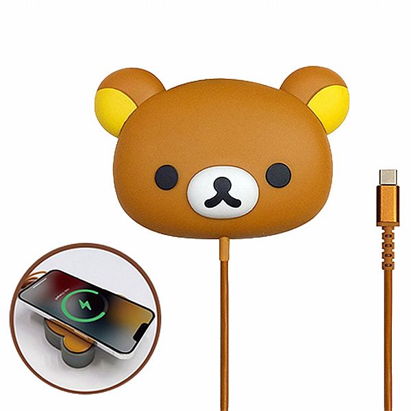 Rilakkuma 拉拉熊 磁吸 無線 type c 磁吸