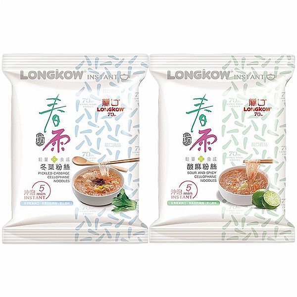 LONGKOW 龍口~春雨坊 冬菜粉絲／酸麻粉絲(單包入) 款式可選