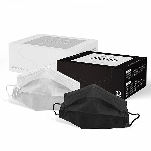 親親 JIUJIU~醫用口罩(30入) 黑白系列 款式可選  MD雙鋼印