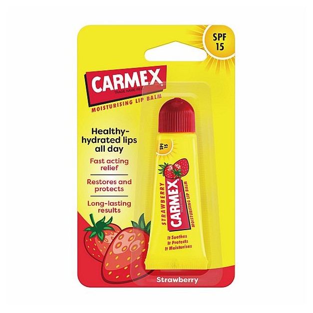 Carmex 小蜜媞~草莓防曬修護唇膏