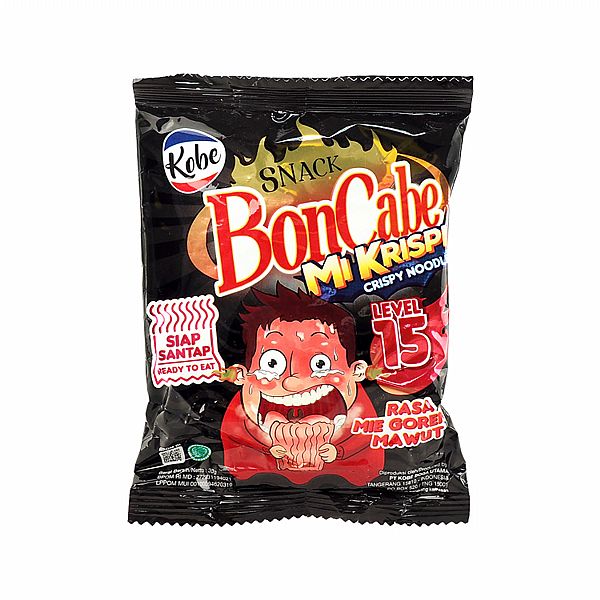 印尼 Kobe~BonCabe辣味點心麵-15級大辣(30g)