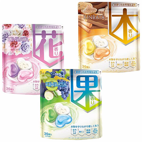 KINBATA~8倍速淨除蟎香氛豆洗衣球(36入) 款式可選