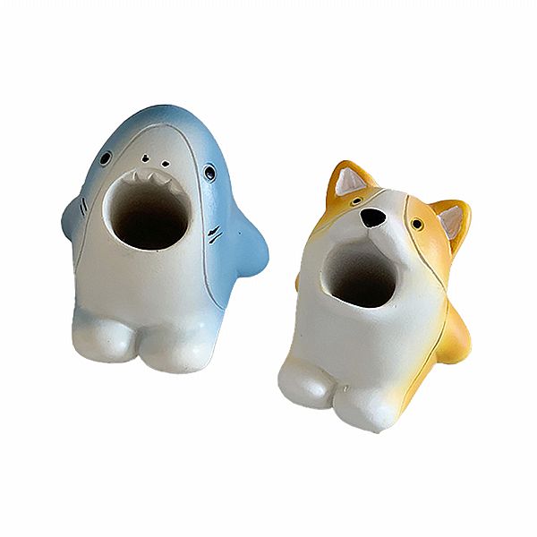 可愛張嘴小動物牙刷架／筆架(1入) 款式可選