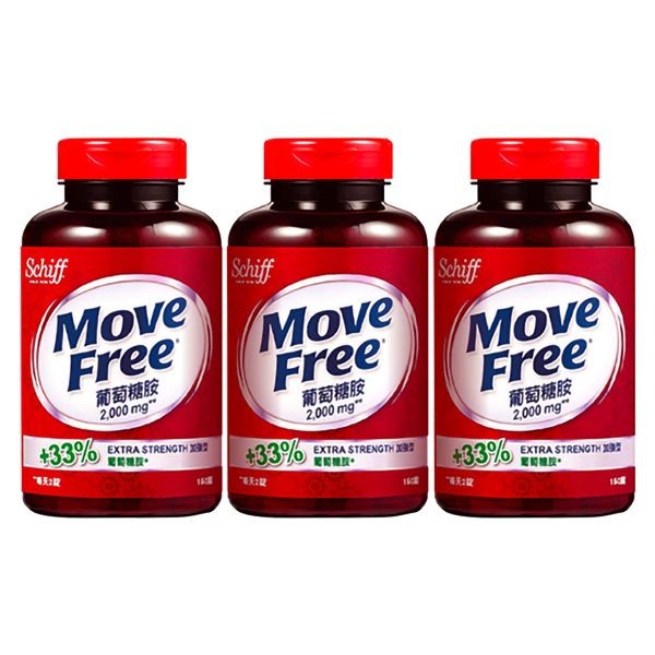 Move Free 益節~葡萄糖胺錠(150錠x3瓶)