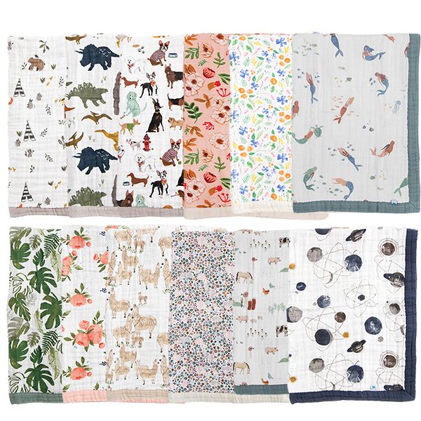 Little Unicorn~純棉寶寶毯(1入) 款式可選