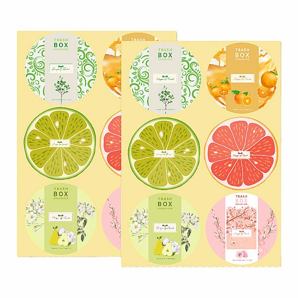 康朵~垃圾桶消臭芳香貼片(12枚入)
