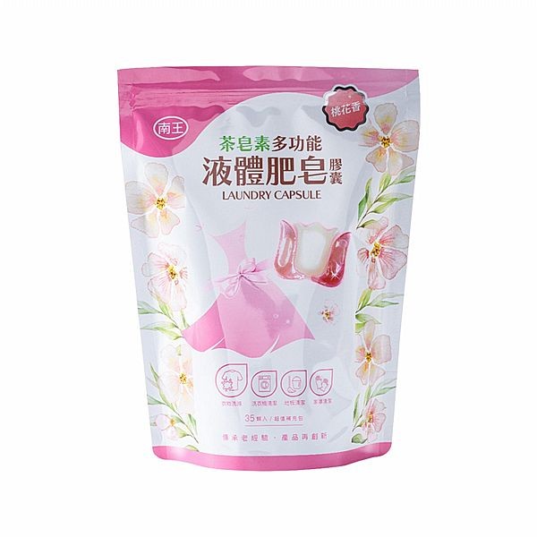 南王~茶皂素多功能液體肥皂膠囊(桃花)35顆