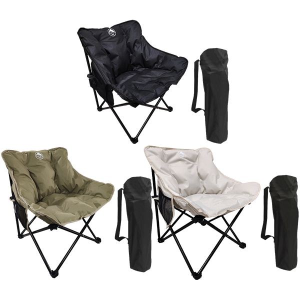AOTTO~免安裝戶外露營蓬鬆舒適折疊椅(RO-022)1入 款式可選