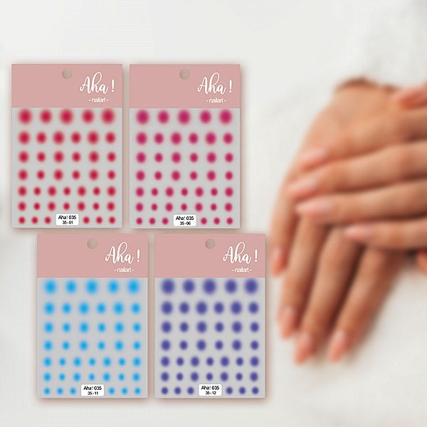 Aha經典腮紅系列美甲貼／指甲貼(1組入) 款式可選