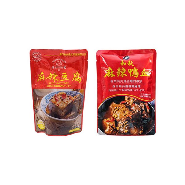 和秋~麻辣鴨血／麻辣豆腐(450g) 兩款可選