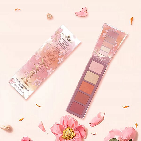 essence 艾森絲~桃花朵朵開腮紅打亮盤(15g)