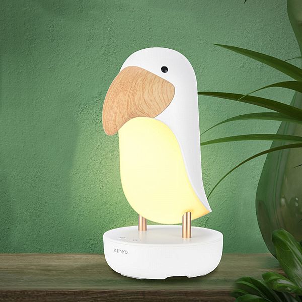 KINYO~大嘴鳥呼吸氣氛燈(LED-6543)1入 小夜燈