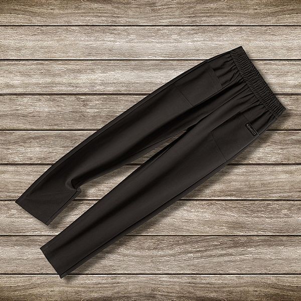 AMICA~9825立體口袋休閒素色哈倫褲(黑色)1件入 款式可選