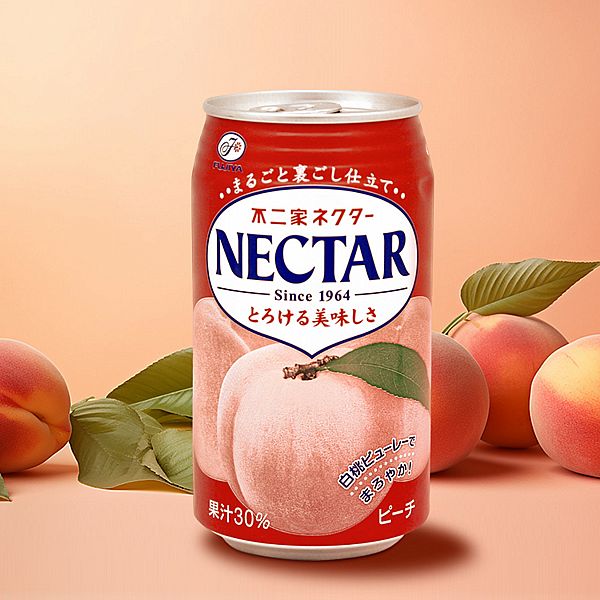 FUJIYA 不二家~NECTAR果汁飲料(水蜜桃風味)350ml