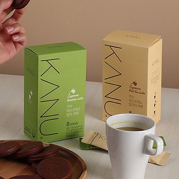韓國 Maxim~KANU抹茶／紅茶拿鐵咖啡(17.3g×8入／盒) 款式可選