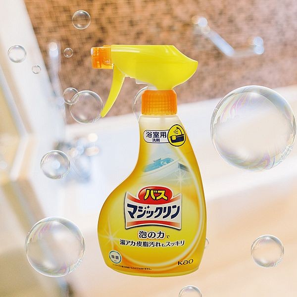 日本 花王 KAO~浴室強力泡沫清潔劑(柑橘香)380ml