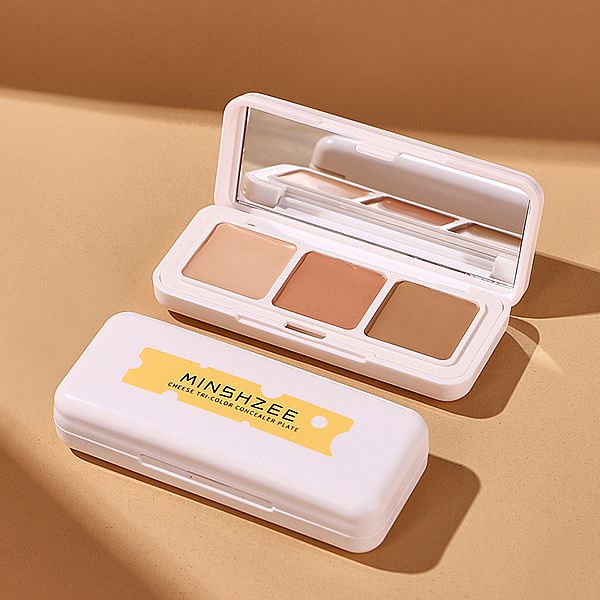 MINSHZEE 茗希芝~奶酪三色遮瑕盤(6.6g)