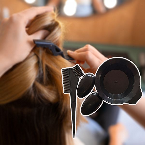 DIY染髮工具三件組(碗+梳子+耳罩)1組入