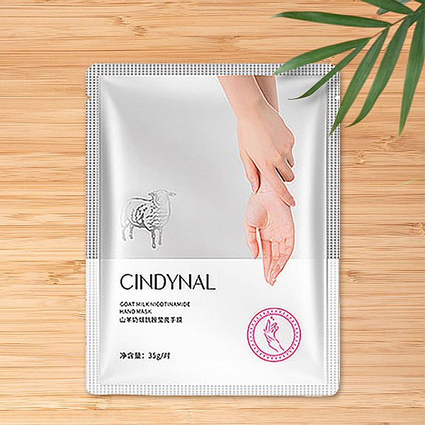 CINDYNAL 仙蒂奈兒~山羊奶煙醯胺瑩亮手膜(單片)35g