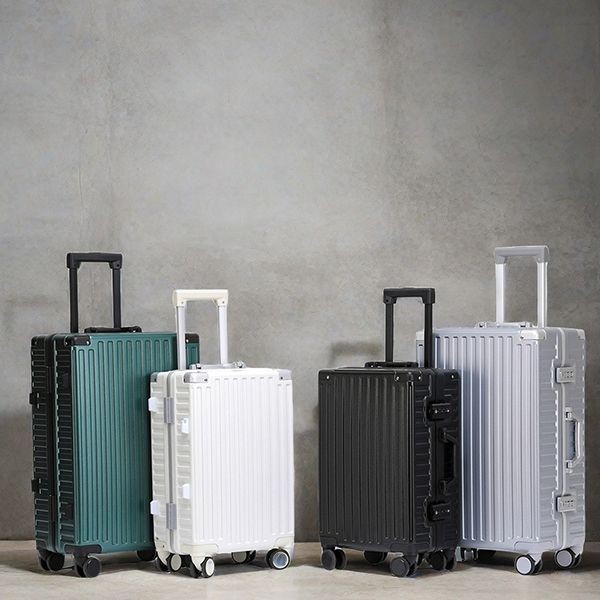 箱旅世界~復古鋁框硬殼防刮行李箱26吋(1入) 款式可選