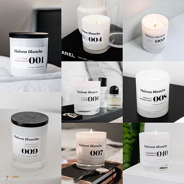 Maison_Blanche~手工香氛蠟燭(200g) 款式可選 純素