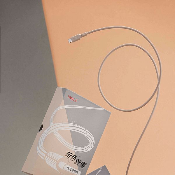 IWALK~液態矽膠快充線Typec-Typec(150cm)1入 款式可選