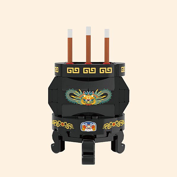 TRUE WAY TOY~香爐積木(黑色)1組入