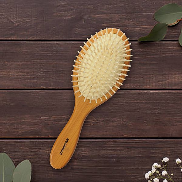 韓國 Innisfree~氣墊按摩木柄梳(1入)