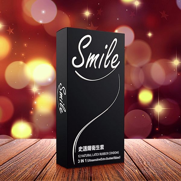 Smile 史邁爾~三合一衛生套保險套(12入)