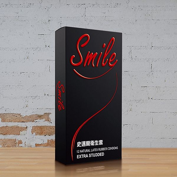 Smile 史邁爾~顆粒衛生套保險套(12入)