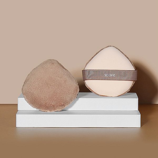 Solone~訂製雙面兩用粉撲(舒芙蕾／泰迪植絨)1入