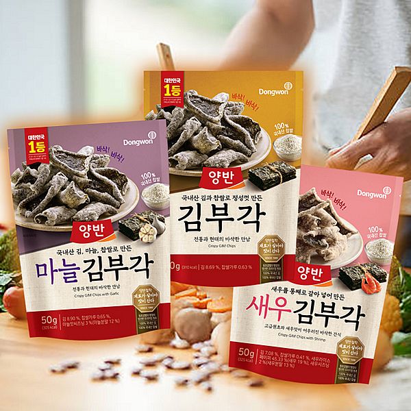 韓國 DONG WON 東遠~海苔脆片(50g) 款式可選