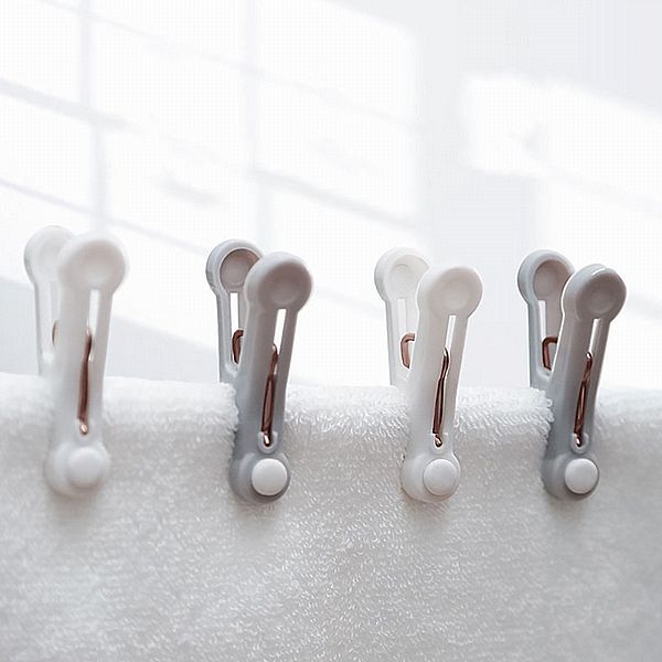 無痕軟膠曬衣夾／防風晾衣夾(16入／包)