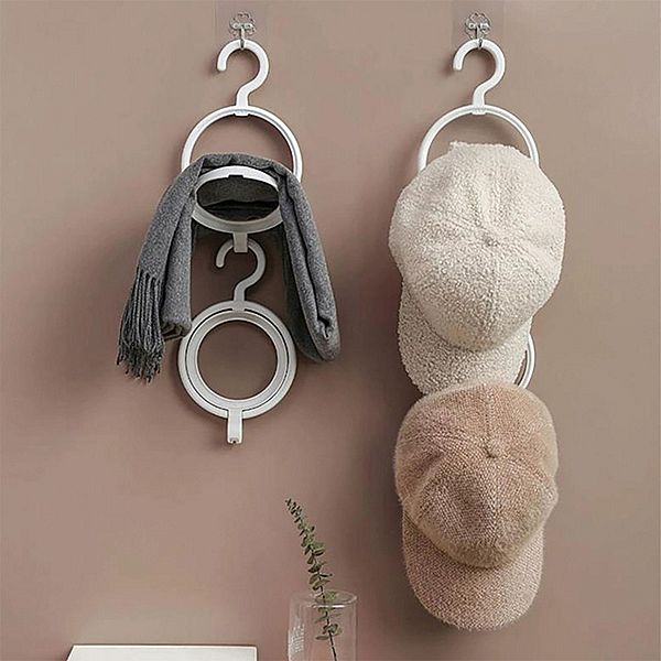 帽子收納架／圓形掛環整理架(1入) 款式可選