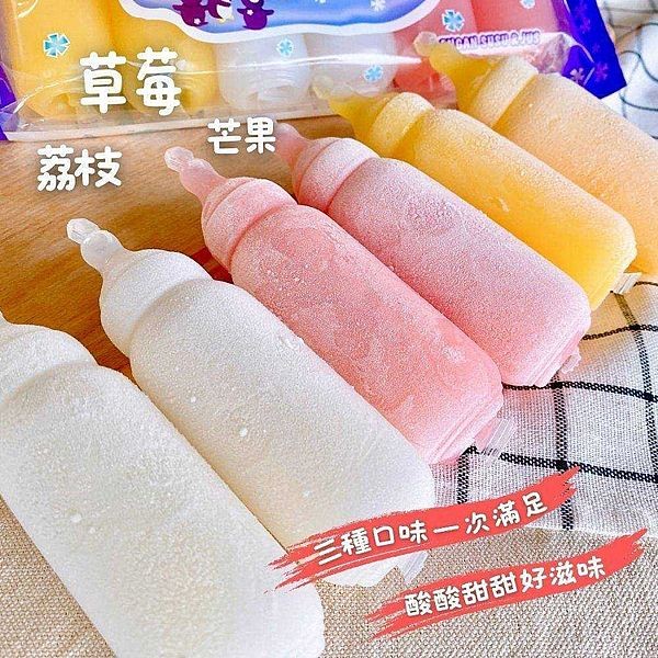 COCON 可康~綜合雪花棒棒冰-奶瓶(80mlX6支) 奶瓶冰／果汁冰